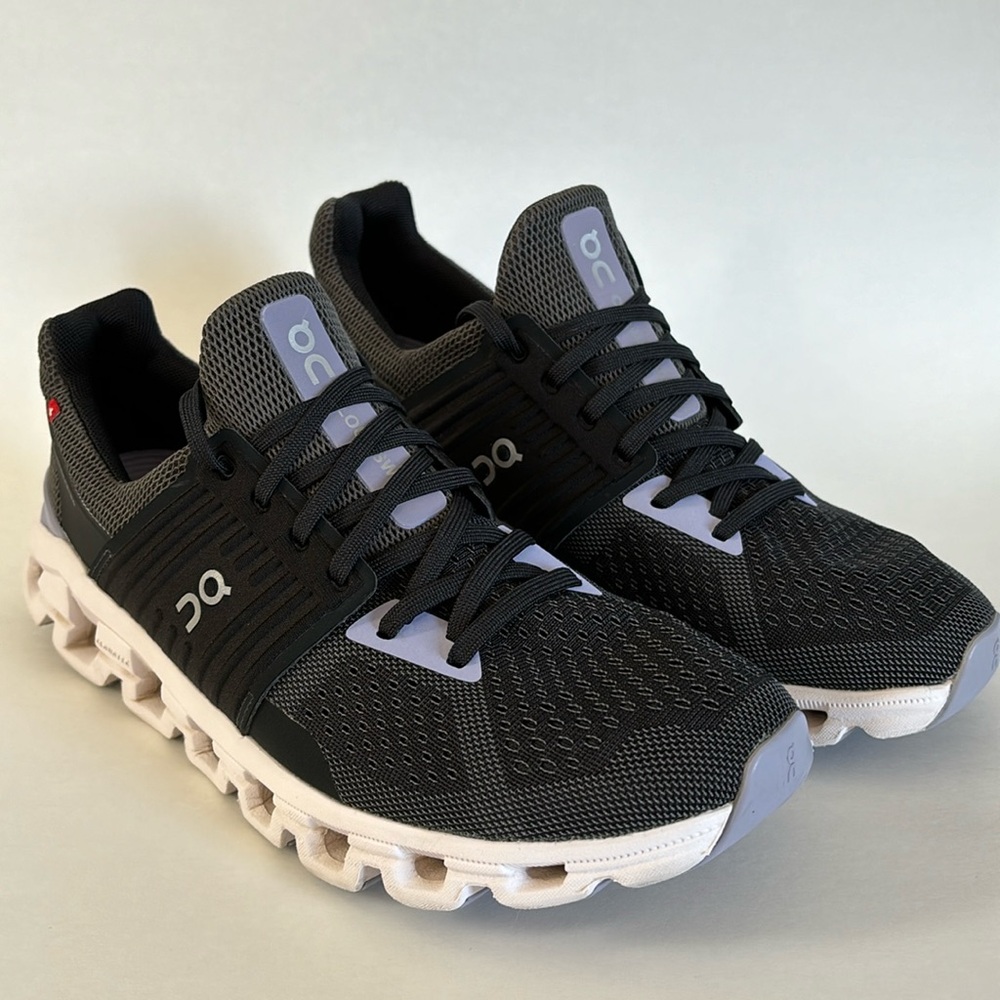 On Cloud Cloudswift Black Purple Helion Running Shoes Sneakers Women’s Size 9.5